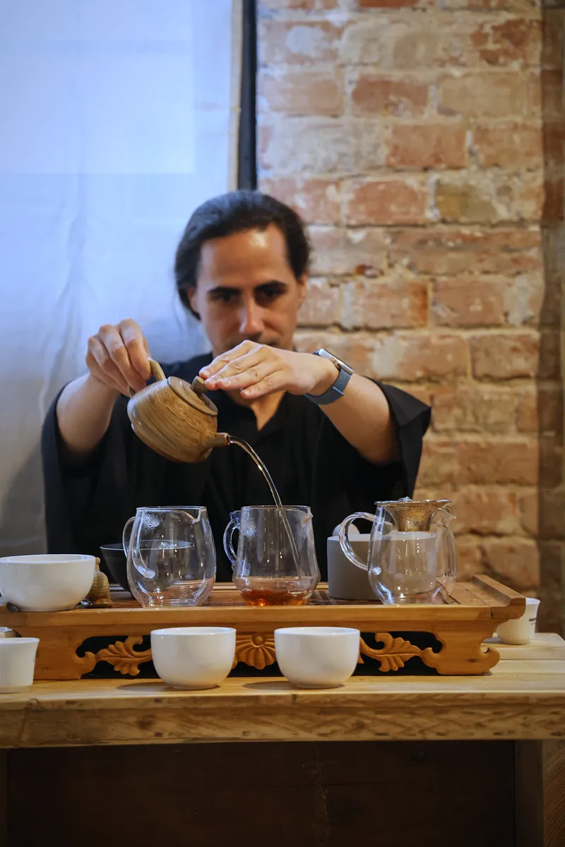 Tea ceremony at Zenctuary