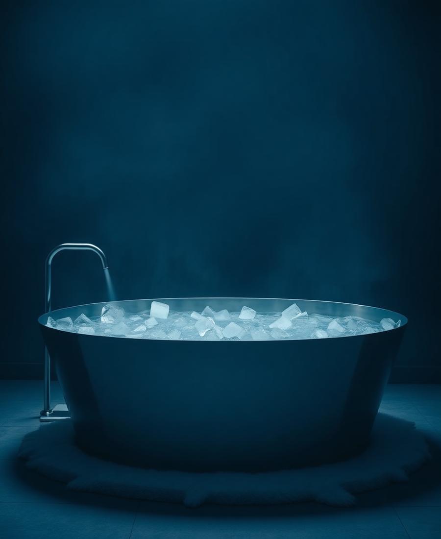 Eisbad und Sauna im Wechsel
